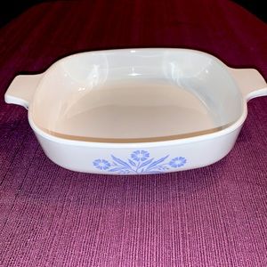 Corning Ware Blue Cornflower Rare Vintage Casserole Dish A-16 7” | No Lid